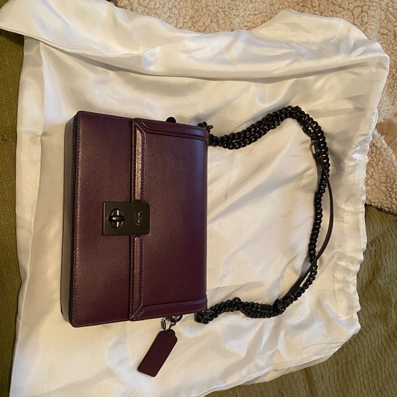 Coach Handbags - Coach Hutton Shoulder bag Boysenberry #88342